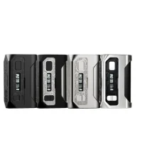 Mod Blade DNA60 - Vypers Vapes X Wick'd - Graphite BlackLeistungsstark, kompakt und absolut hochwertig: Vypers Vapes präsentiert in Zusammenarbeit mit Wick'D den Mod Blade DNA60.Funktioniert mit einem 18650-Akku (nicht im Lieferumfang enthalten).Konstanter und zuverlässiger Evolv DNA60-Chipsatz, vollständig über das Tool Escribe anpassbar.Leistung einstellbar von 1 bis 60 Watt.Klares und gut lesbares 0,91-Zoll-OLED-Display.Robuste Konstruktion aus eloxiertem 6061-Aluminium.Federnder 510-Pin für sichere Konnektivität.Austauschbare Seitenwände.Verdampfer mit einem maximalen Durchmesser von 25 mm schließen bündig mit dem Mod ab.17329Vypers Vape und Wick'D162,00 CHFsmoke-shop.ch162,00 CHF Mod Blade DNA60 - Vypers Vapes X Wick'd - Graphite BlackLeistungsstark, kompakt und absolut hochwertig: Vypers Vapes präsentiert in Zusammenarbeit mit Wick'D den Mod Blade DNA60.Funktioniert mit einem 18650-Akku (nicht im Lieferumfang enthalten).Konstanter und zuverlässiger Evolv DNA60-Chipsatz, vollständig über das Tool Escribe anpassbar.Leistung einstellbar von 1 bis 60 Watt.Klares und gut lesbares 0,91-Zoll-OLED-Display.Robuste Konstruktion aus eloxiertem 6061-Aluminium.Federnder 510-Pin für sichere Konnektivität.Austauschbare Seitenwände.Verdampfer mit einem maximalen Durchmesser von 25 mm schließen bündig mit dem Mod ab.17329Vypers Vape und Wick'D162,00 CHFsmoke-shop.ch162,00 CHF