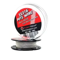 Wickeldraht - Fused Clapton SS316 MTL (28x2Ga+38Ga 5m) - Fumytech