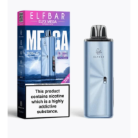 Elf Bar ELFX Mega Vape Kit - 2800 mAh - 2ml Dual Power Mode USB C - ElfbarElf Bar ELFX Mega Vape KitElf Bar ELFX Mega Refillable Vape Kit – Advanced Vaping PrecisionThe&nbsp;Elf Bar ELFX Mega Refillable Vape Kit&nbsp;is a next-generation pod system designed for vapers who want disposable-level flavour and convenience with the long-term value of a refillable device. With a huge&nbsp;2800mAh battery, intelligent&nbsp;ECO and Turbo modes, and advanced&nbsp;QUAQ Dual Mesh coil technology, the ELFX Mega delivers up to&nbsp;14 days of vaping&nbsp;on a single charge, with rich, consistent flavour from every puff.Crafted from&nbsp;aerospace-grade aluminium alloy&nbsp;and fitted with a crisp&nbsp;OLED display, adjustable airflow and TPD-compliant&nbsp;2ml refillable pods, this kit is ideal for disposable switchers, ex-smokers, flavour chasers, and heavy vapers looking for serious battery life and cost savings.17355Elf Bar - Disposable Pods22,00&nbsp;CHFsmoke-shop.ch22,00&nbsp;CHF