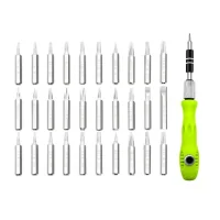32 in 1 Präzisionsschraubendreher 7089CLieferumfang: 1x 32 in 1 Präzisionsschraubendreher 7089CPräzisionsschraubendreher mit einem Griff, 30 Bits, einer Verlängerung und einer Transportbox. Hergestellt aus Chrom-Vanadium-Stahl für hohe Steifigkeit. Ausgezeichnete Handhabung dank eines sehr gut durchdachten Designs. Doppelstecksystem (die Bits passen auch direkt auf den Griff des Schraubendrehers).15530Smoke-Shop.ch8,90 CHFsmoke-shop.ch8,90 CHF 32 in 1 Präzisionsschraubendreher 7089CLieferumfang: 1x 32 in 1 Präzisionsschraubendreher 7089CPräzisionsschraubendreher mit einem Griff, 30 Bits, einer Verlängerung und einer Transportbox. Hergestellt aus Chrom-Vanadium-Stahl für hohe Steifigkeit. Ausgezeichnete Handhabung dank eines sehr gut durchdachten Designs. Doppelstecksystem (die Bits passen auch direkt auf den Griff des Schraubendrehers).15530Smoke-Shop.ch8,90 CHFsmoke-shop.ch8,90 CHF