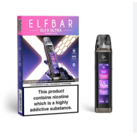 ELFBAR - ELF X Ultra Kit - Vers. Farben - 1500 mah - Airflow - Mesh Coils USB-CElfbar – Elfx Ultra Kit&nbsp;Grey: Die nächste Generation des Dampfens – mit 1500mAh Akku, 2ml Tankvolumen, bis zu 45 Watt Leistung und hochmodernem Touchscreen. Dank Smart Insights App, Zugzähler, Zugdaueranzeige und frei wählbarem Hintergrundbild lässt sich das Gerät vollständig individualisieren – ein innovatives Produkt für dein Verkaufsregal. Lieferumfang:&nbsp;1 x Elfbar ELFX Ultra Pod System Mod1 x Elfbar ELFX Dual-Mesh Pod 0.6 Ohm1 x Elfbar ELFX Dual-Mesh Pod 0.8 Ohm1 x Bedienungsanleitung17375Elf Bar - Disposable Pods32,00&nbsp;CHFsmoke-shop.ch32,00&nbsp;CHF