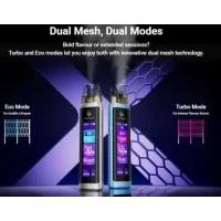 ELFBAR - ELF X Ultra Kit - Vers. Farben - 1500 mah - Airflow - Mesh Coils USB-CElfbar – Elfx Ultra Kit Grey: Die nächste Generation des Dampfens – mit 1500mAh Akku, 2ml Tankvolumen, bis zu 45 Watt Leistung und hochmodernem Touchscreen. Dank Smart Insights App, Zugzähler, Zugdaueranzeige und frei wählbarem Hintergrundbild lässt sich das Gerät vollständig individualisieren – ein innovatives Produkt für dein Verkaufsregal. Lieferumfang: 1 x Elfbar ELFX Ultra Pod System Mod1 x Elfbar ELFX Dual-Mesh Pod 0.6 Ohm1 x Elfbar ELFX Dual-Mesh Pod 0.8 Ohm1 x Bedienungsanleitung17375Elf Bar - Disposable Pods32,00 CHFsmoke-shop.ch32,00 CHF ELFBAR - ELF X Ultra Kit - Vers. Farben - 1500 mah - Airflow - Mesh Coils USB-CElfbar – Elfx Ultra Kit Grey: Die nächste Generation des Dampfens – mit 1500mAh Akku, 2ml Tankvolumen, bis zu 45 Watt Leistung und hochmodernem Touchscreen. Dank Smart Insights App, Zugzähler, Zugdaueranzeige und frei wählbarem Hintergrundbild lässt sich das Gerät vollständig individualisieren – ein innovatives Produkt für dein Verkaufsregal. Lieferumfang: 1 x Elfbar ELFX Ultra Pod System Mod1 x Elfbar ELFX Dual-Mesh Pod 0.6 Ohm1 x Elfbar ELFX Dual-Mesh Pod 0.8 Ohm1 x Bedienungsanleitung17375Elf Bar - Disposable Pods32,00 CHFsmoke-shop.ch32,00 CHF