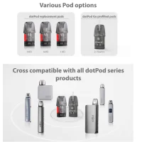 Pod Dotpod Go Kit - 2ml - 3000 mAh von Dotmod - USB CPod Dotpod Go - 2ml - 3000 mAh von DotmodHervorragende Ergonomie, mehrere Lademodi, edles Design – der dotPod Go von Dotmod überzeugt auf ganzer Linie.Integrierter Akku mit 2350 mAh (Powerbank) und 650 mAh (Pod), schnell aufladbar mit 2 A über USB-C oder magnetisches Ladegerät.Möglichkeit, die Powerbank und den Pod gleichzeitig aufzuladen.Die Leistung passt sich je nach eingesetzter Kartusche automatisch zwischen 16 und 22 Watt an.Fassungsvermögen von 2 ml und seitliche Befüllung.Integrierter Mesh-Widerstand mit einem Wert von 0,8 Ohm.Kompatibel mit den Kartuschen der dotPod-Serie.Einstellbarer Airflow, perfekt für MTL- bis RDL-Züge.Doppeltes, klares und gut lesbares Display (Powerbank TFT 0,99„, Pod OLED 0,69“).Robuste Konstruktion aus sandgestrahlter und eloxierter Aluminiumlegierung.Automatische Aktivierung durch Inhalation.17385Dotmod44,90 CHFsmoke-shop.ch44,90 CHF Pod Dotpod Go Kit - 2ml - 3000 mAh von Dotmod - USB CPod Dotpod Go - 2ml - 3000 mAh von DotmodHervorragende Ergonomie, mehrere Lademodi, edles Design – der dotPod Go von Dotmod überzeugt auf ganzer Linie.Integrierter Akku mit 2350 mAh (Powerbank) und 650 mAh (Pod), schnell aufladbar mit 2 A über USB-C oder magnetisches Ladegerät.Möglichkeit, die Powerbank und den Pod gleichzeitig aufzuladen.Die Leistung passt sich je nach eingesetzter Kartusche automatisch zwischen 16 und 22 Watt an.Fassungsvermögen von 2 ml und seitliche Befüllung.Integrierter Mesh-Widerstand mit einem Wert von 0,8 Ohm.Kompatibel mit den Kartuschen der dotPod-Serie.Einstellbarer Airflow, perfekt für MTL- bis RDL-Züge.Doppeltes, klares und gut lesbares Display (Powerbank TFT 0,99„, Pod OLED 0,69“).Robuste Konstruktion aus sandgestrahlter und eloxierter Aluminiumlegierung.Automatische Aktivierung durch Inhalation.17385Dotmod44,90 CHFsmoke-shop.ch44,90 CHF