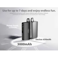 Pod Dotpod Go Kit - 2ml - 3000 mAh von Dotmod - USB CPod Dotpod Go - 2ml - 3000 mAh von DotmodHervorragende Ergonomie, mehrere Lademodi, edles Design – der dotPod Go von Dotmod überzeugt auf ganzer Linie.Integrierter Akku mit 2350 mAh (Powerbank) und 650 mAh (Pod), schnell aufladbar mit 2 A über USB-C oder magnetisches Ladegerät.Möglichkeit, die Powerbank und den Pod gleichzeitig aufzuladen.Die Leistung passt sich je nach eingesetzter Kartusche automatisch zwischen 16 und 22 Watt an.Fassungsvermögen von 2 ml und seitliche Befüllung.Integrierter Mesh-Widerstand mit einem Wert von 0,8 Ohm.Kompatibel mit den Kartuschen der dotPod-Serie.Einstellbarer Airflow, perfekt für MTL- bis RDL-Züge.Doppeltes, klares und gut lesbares Display (Powerbank TFT 0,99„, Pod OLED 0,69“).Robuste Konstruktion aus sandgestrahlter und eloxierter Aluminiumlegierung.Automatische Aktivierung durch Inhalation.17385Dotmod44,90 CHFsmoke-shop.ch44,90 CHF Pod Dotpod Go Kit - 2ml - 3000 mAh von Dotmod - USB CPod Dotpod Go - 2ml - 3000 mAh von DotmodHervorragende Ergonomie, mehrere Lademodi, edles Design – der dotPod Go von Dotmod überzeugt auf ganzer Linie.Integrierter Akku mit 2350 mAh (Powerbank) und 650 mAh (Pod), schnell aufladbar mit 2 A über USB-C oder magnetisches Ladegerät.Möglichkeit, die Powerbank und den Pod gleichzeitig aufzuladen.Die Leistung passt sich je nach eingesetzter Kartusche automatisch zwischen 16 und 22 Watt an.Fassungsvermögen von 2 ml und seitliche Befüllung.Integrierter Mesh-Widerstand mit einem Wert von 0,8 Ohm.Kompatibel mit den Kartuschen der dotPod-Serie.Einstellbarer Airflow, perfekt für MTL- bis RDL-Züge.Doppeltes, klares und gut lesbares Display (Powerbank TFT 0,99„, Pod OLED 0,69“).Robuste Konstruktion aus sandgestrahlter und eloxierter Aluminiumlegierung.Automatische Aktivierung durch Inhalation.17385Dotmod44,90 CHFsmoke-shop.ch44,90 CHF