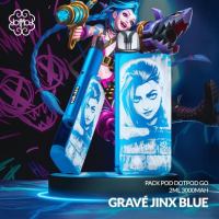 Pod Dotpod Go Kit - Spezialedition - Jinx Blue - 2ml - 3000 mAh von Dotmod -Pod Dotpod Go - 2ml - 3000 mAh von Dotmod Spezialedition&nbsp;Hervorragende Ergonomie, mehrere Lademodi, edles Design – der dotPod Go von Dotmod überzeugt auf ganzer Linie.Integrierter Akku mit 2350 mAh (Powerbank) und 650 mAh (Pod), schnell aufladbar mit 2 A über USB-C oder magnetisches Ladegerät.Möglichkeit, die Powerbank und den Pod gleichzeitig aufzuladen.Die Leistung passt sich je nach eingesetzter Kartusche automatisch zwischen 16 und 22 Watt an.Fassungsvermögen von 2 ml und seitliche Befüllung.Integrierter Mesh-Widerstand mit einem Wert von 0,8 Ohm.Kompatibel mit den Kartuschen der dotPod-Serie.Einstellbarer Airflow, perfekt für MTL- bis RDL-Züge.Doppeltes, klares und gut lesbares Display (Powerbank TFT 0,99„, Pod OLED 0,69“).Robuste Konstruktion aus sandgestrahlter und eloxierter Aluminiumlegierung.Automatische Aktivierung durch Inhalation.17386Dotmod49,90&nbsp;CHFsmoke-shop.ch49,90&nbsp;CHF