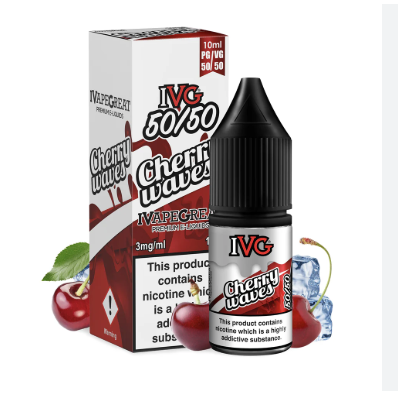 10ml I VG SALT 20 mg - Cherry WavesLieferumfang:: 10ml I VG SALT 20 mg - Cherry WavesGeschmack: Das E-Liquid IVG Cherry Waves bietet eine süß-säuerliche Mischung aus reichhaltigen roten Kirschen mit einer kräftigen Eisnote. Auf den kräftigen Kirschgeschmack beim Einatmen folgt beim Ausatmen ein eisiger Kick.&nbsp;50% / 50%20 mg Nikotin Salz17402I VG (I Vape Great)3,60&nbsp;CHFsmoke-shop.ch3,60&nbsp;CHF