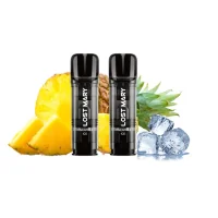 Lost Mary Tappo Pods 2 Pods - 20mg Pineapple Ice Elfa Pro/Lost MaryDie Tappo-Patronen von Lost Mary sind jetzt bei smoke-shop.ch erhältlich!Finden Sie 11 verschiedene und überraschende Geschmacksrichtungen, die Ihnen mit Sicherheit gefallen werden.Die Flüssigkeit ist vom Widerstand getrennt, Sie müssen nur die Patrone einclipsen (indem Sie sie auf die Batteriebasis drücken), um sie mit der Vorrichtung "QUAQ Mesh + Coil" in Kontakt zu bringen, um ein Dampfen mit dem Gefühl außergewöhnlicher Aromen zu erhalten.Der Pod ist durchsichtig und lässt den Flüssigkeitsstand erkennen, so dass der Benutzer seinen nächsten Kauf leicht voraussehen kann!Vers. Geschmacksrichtungen auswählbarKompatibel mit Elfa PodsLieferumfang:&nbsp; 2 Pod à 2 ml17412Maryliq - Salts4,50&nbsp;CHFsmoke-shop.ch4,50&nbsp;CHF
