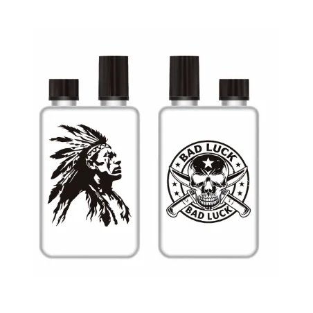 Leerflasche Dualfill 75ml mit 5ml - Skalierung - vers. Motive