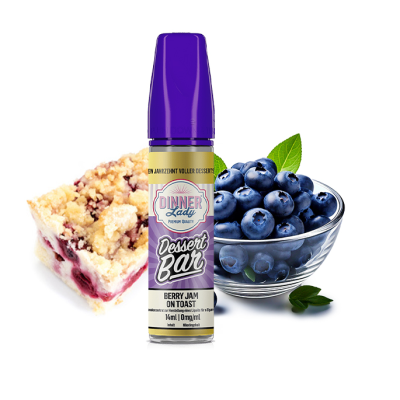 50 ml - Berry Jam on Toast - Dessert Bar by Dinner Lady - ShortfillBerry Jam on Toast - Dessert Bar by Dinner Lady - ShortfillEin einfacher, authentischer und wohltuender Genuss:&nbsp;Berry Jam on Toast&nbsp;aus der&nbsp;Dessert Bar-Reihe&nbsp;fängt die Wärme eines zart&nbsp;gerösteten Toasts&nbsp;mit einer&nbsp;Beerenkonfitüre&nbsp;ein. Ein Rezept, das an ein köstliches Frühstück erinnert. Ein intensiv aromatisierter&nbsp;50 ml-Shortfill, perfekt für Liebhaber von klaren und ultra-köstlichen Aromen.60 ml-Flasche mit Kindersicherung50 ml&nbsp;E-Liquid mit hochdosierten AromenNikotinfrei,&nbsp;anpassbar mit Nikotin-ShotsPG/VG-Verhältnis: 40/60Geschmacksrichtung:&nbsp;Toast,&nbsp;Rote-Beeren-MarmeladeHergestellt in England von&nbsp;Dinner Lady17420Dinner Lady18,90&nbsp;CHFsmoke-shop.ch18,90&nbsp;CHF