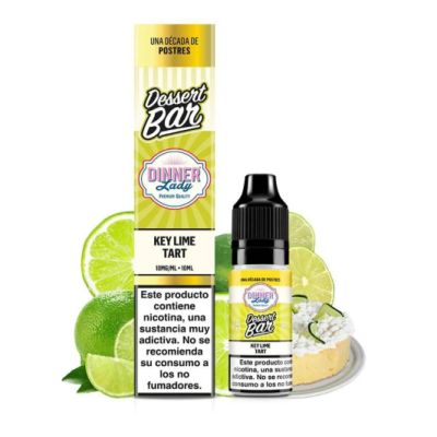 10 ml - Key Lime Tart - Nicotine Salts - Desserts - Dinner Lady10 ml - Key Lime Tart - Nicotine Salts - Desserts - Dinner Lady 20mgVerwöhnen Sie Ihre Kunden mit dem E-Liquid&nbsp;Key Lime Tart&nbsp;aus der&nbsp;Dessert Bar-Reihe von Dinner Lady. Eine knusprige&nbsp;Tarte, überzogen mit einer&nbsp;cremigen Füllung, die durch die köstliche Säure der&nbsp;Limette&nbsp;abgerundet wird – alles in einem Zug. Wie bei den Dessert Bar-Kreationen üblich, erwarten Sie besonders beeindruckende Aromen. Hier in der Version mit&nbsp;Nikotinsalz.10 ml-Fläschchen mit Kindersicherung10 ml&nbsp;dampfbereites E-LiquidNikotinsalzErhältlich mit 10 mg/ml oder 20 mg/mlPG/VG-Verhältnis: 50/50Geschmacksrichtung:&nbsp;Limette, Mürbteig, SahneHergestellt in England von Dinner LadyNikotinsalz:Nikotinsalz E-Liquids zum Nachfüllen von E-Zigaretten. Nikotinsalze sind bei der Inhalation wesentlich geschmacksneutraler und sanfter, sodass die sonst übliche scharfe bittere Note entfällt und der Hustenreiz nahezu nicht vorhanden ist.17429Dinner Lady7,90&nbsp;CHFsmoke-shop.ch7,90&nbsp;CHF