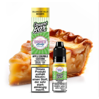 10 ml - Apple Crumble Custard - Nicotine Salts - Desserts - Dinner Lady10 ml - Apple Crumble Custard - Nicotine Salts - Desserts - Dinner Lady 10/20mgDinner Lady kehrt mit Dessert Bar zurück: köstliche Rezepte mit besonders ausgeprägten Aromen. Diesmal gibt es&nbsp;Apple Crumble Custard, köstliche&nbsp;karamellisierte Äpfel&nbsp;mit einem Hauch von&nbsp;Zimt, bedeckt mit einem goldenen&nbsp;Streusel&nbsp;und einem Schuss&nbsp;Vanillecreme&nbsp;für noch mehr Cremigkeit. Gebrauchsfertiges E-Liquid mit&nbsp;Nikotinsalzen.10 ml-Fläschchen mit Kindersicherung10 ml&nbsp;dampfbereites E-LiquidNikotinsalzErhältlich mit 10 mg/ml oder 20 mg/mlPG/VG-Verhältnis: 50/50Geschmacksrichtung: Apfel, Karamell, Streusel, Zimt, CustardHergestellt in England von Dinner LadyNikotinsalz:Nikotinsalz E-Liquids zum Nachfüllen von E-Zigaretten. Nikotinsalze sind bei der Inhalation wesentlich geschmacksneutraler und sanfter, sodass die sonst übliche scharfe bittere Note entfällt und der Hustenreiz nahezu nicht vorhanden ist.17430Dinner Lady7,90&nbsp;CHFsmoke-shop.ch7,90&nbsp;CHF