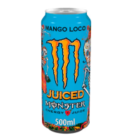 500 ml - Mango Loco - Monster - Energy Drink500 ml - Mango Loco - Monster - Energy DrinkMarke &amp; Labels: MonsterHerstellungsland:&nbsp; Deutschland Zutaten Wasser, Zucker, Kohlensäure, Säureregulatoren: Calciumlactat, Magnesiumcarbonate: Säuerungsmittel (Citronensäure), natürliches Aroma, Koffein*, Taurin (0.03%), Vitaminmischung (Niacin, Pantothensäure, Vitamin B6, thiamin, Biotin und Vitamin B12, Ginkgoextrakt (0.01%), Panax Ginseng Wurzelextrakt (0.005%), Grüntee-Extrakt (0.005%), färbendes konzentrat (schwarze karotte, Süsskartoffel, Saflor). Stabilisatoren: Glycerinester aus Wurzelharz, Gummi Arabicum.* Koffein aus grünen Kaffeebohnen.17451Energy Drinks2,60&nbsp;CHFsmoke-shop.ch2,60&nbsp;CHF