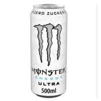 500 ml - White - Sugar Free - Monster - Energy Drink