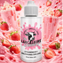 The Lancashire Creamery - Strawberry Milkshake Deluxe - 0mg 100ml Shortfil