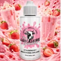 The Lancashire Creamery - Strawberry Milkshake Deluxe - 0mg 100ml Shortfil