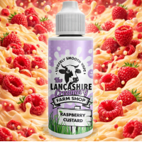 The Lancashire Creamery - Raspberry Custard - 0mg 100ml Shortfil