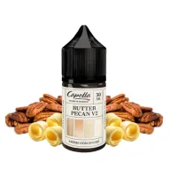 Butter Pecan V2 - Capella France Aroma 30ml (DIY)Butter Pecan V2 - Capella France Aroma 30ml (DIY)Lieferumfang: 1x Butter Pecan V2 - Capella France Aroma 30ml (DIY) Eine gebutterte und leicht geröstete Pekannuss mit einer köstlichen Note.Capacity (ml)30mlFlavorsFruityAromas Nussig , Butter SahneNicotine content in mg/ml0 mgDosierung: 10-15%Maturing TimeFrom 2 to 3 daysCountry of manufacturemade in France17473Capella Flavours10,90&nbsp;CHFsmoke-shop.ch10,90&nbsp;CHF