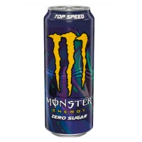 500 ml - Top Speed - Sugar Free - Monster - Energy Drink500 ml - Top Speed - Sugar Free - Monster - Energy DrinkMarke &amp; Labels: MonsterGeschmack: kohlensäurehaltiges Erfrischungsgetränk mit Pfirsich-Nektarine-Geschmack. Zuckerfrei. Herstellungsland:&nbsp; DeutschlandZutaten Wasser, Zucker, Kohlensäure, Säureregulatoren: Calciumlactat, Magnesiumcarbonate: Säuerungsmittel (Citronensäure), natürliches Aroma, Koffein*, Taurin (0.03%), Vitaminmischung (Niacin, Pantothensäure, Vitamin B6, thiamin, Biotin und Vitamin B12, Ginkgoextrakt (0.01%), Panax Ginseng Wurzelextrakt (0.005%), Grüntee-Extrakt (0.005%), färbendes konzentrat (schwarze karotte, Süsskartoffel, Saflor). Stabilisatoren: Glycerinester aus Wurzelharz, Gummi Arabicum.* Koffein aus grünen Kaffeebohnen.17515Energy Drinks2,60&nbsp;CHFsmoke-shop.ch2,60&nbsp;CHF