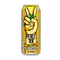 500 ml - Peace Tea Lively Lemon - Caffinated Ice Tea500 ml - Peace Tea Lively Lemon - Caffinated Ice TeaDer „Lively Lemon Iced Tea“ von Peace Tea ist ein erfrischendes, koffeinhaltiges Getränk, das die belebenden Eigenschaften von Schwarztee mit dem spritzigen Geschmack von Zitrone verbindet.Angereichert mit Yerba Mate bietet dieser Eistee nicht nur einen köstlichen Geschmack, sondern auch eine belebende Wirkung. Dank seines ausgewogenen Verhältnisses von Zucker und Süßungsmitteln ist er ideal für alle, die ein erfrischendes Getränk mit einem Energieschub suchen.Marke &amp; Labels: Hergestellt in der EU (Zero Cola Schweiz AG)&nbsp;Geschmack: Yerra Mate and Green Coffee BeansHerstellungsland:&nbsp; EU17516Energy Drinks2,60&nbsp;CHFsmoke-shop.ch2,60&nbsp;CHF