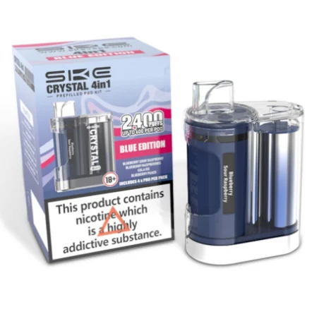 SKE Crystal 4in1 Podsystem - Starterkit mit 4 Pods 20mg