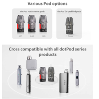 Pod Dotpod Go Kit - Spezialedition - Gravé Tengen Black - 2ml - 3000 mAh von Dotmod -Pod Dotpod Go Kit - Spezialedition - Gravé Tengen Black - 2ml - 3000 mAh von Dotmod -Hervorragende Ergonomie, mehrere Lademodi, edles Design – der dotPod Go von Dotmod überzeugt auf ganzer Linie.Integrierter Akku mit 2350 mAh (Powerbank) und 650 mAh (Pod), schnell aufladbar mit 2 A über USB-C oder magnetisches Ladegerät.Möglichkeit, die Powerbank und den Pod gleichzeitig aufzuladen.Die Leistung passt sich je nach eingesetzter Kartusche automatisch zwischen 16 und 22 Watt an.Fassungsvermögen von 2 ml und seitliche Befüllung.Integrierter Mesh-Widerstand mit einem Wert von 0,8 Ohm.Kompatibel mit den Kartuschen der dotPod-Serie.Einstellbarer Airflow, perfekt für MTL- bis RDL-Züge.Doppeltes, klares und gut lesbares Display (Powerbank TFT 0,99„, Pod OLED 0,69“).Robuste Konstruktion aus sandgestrahlter und eloxierter Aluminiumlegierung.Automatische Aktivierung durch Inhalation.17545Dotmod49,90 CHFsmoke-shop.ch49,90 CHF Pod Dotpod Go Kit - Spezialedition - Gravé Tengen Black - 2ml - 3000 mAh von Dotmod -Pod Dotpod Go Kit - Spezialedition - Gravé Tengen Black - 2ml - 3000 mAh von Dotmod -Hervorragende Ergonomie, mehrere Lademodi, edles Design – der dotPod Go von Dotmod überzeugt auf ganzer Linie.Integrierter Akku mit 2350 mAh (Powerbank) und 650 mAh (Pod), schnell aufladbar mit 2 A über USB-C oder magnetisches Ladegerät.Möglichkeit, die Powerbank und den Pod gleichzeitig aufzuladen.Die Leistung passt sich je nach eingesetzter Kartusche automatisch zwischen 16 und 22 Watt an.Fassungsvermögen von 2 ml und seitliche Befüllung.Integrierter Mesh-Widerstand mit einem Wert von 0,8 Ohm.Kompatibel mit den Kartuschen der dotPod-Serie.Einstellbarer Airflow, perfekt für MTL- bis RDL-Züge.Doppeltes, klares und gut lesbares Display (Powerbank TFT 0,99„, Pod OLED 0,69“).Robuste Konstruktion aus sandgestrahlter und eloxierter Aluminiumlegierung.Automatische Aktivierung durch Inhalation.17545Dotmod49,90 CHFsmoke-shop.ch49,90 CHF