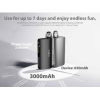 Pod Dotpod Go Kit - Spezialedition - Gravé Tengen Black - 2ml - 3000 mAh von Dotmod -Pod Dotpod Go Kit - Spezialedition - Gravé Tengen Black - 2ml - 3000 mAh von Dotmod -Hervorragende Ergonomie, mehrere Lademodi, edles Design – der dotPod Go von Dotmod überzeugt auf ganzer Linie.Integrierter Akku mit 2350 mAh (Powerbank) und 650 mAh (Pod), schnell aufladbar mit 2 A über USB-C oder magnetisches Ladegerät.Möglichkeit, die Powerbank und den Pod gleichzeitig aufzuladen.Die Leistung passt sich je nach eingesetzter Kartusche automatisch zwischen 16 und 22 Watt an.Fassungsvermögen von 2 ml und seitliche Befüllung.Integrierter Mesh-Widerstand mit einem Wert von 0,8 Ohm.Kompatibel mit den Kartuschen der dotPod-Serie.Einstellbarer Airflow, perfekt für MTL- bis RDL-Züge.Doppeltes, klares und gut lesbares Display (Powerbank TFT 0,99„, Pod OLED 0,69“).Robuste Konstruktion aus sandgestrahlter und eloxierter Aluminiumlegierung.Automatische Aktivierung durch Inhalation.17545Dotmod49,90 CHFsmoke-shop.ch49,90 CHF Pod Dotpod Go Kit - Spezialedition - Gravé Tengen Black - 2ml - 3000 mAh von Dotmod -Pod Dotpod Go Kit - Spezialedition - Gravé Tengen Black - 2ml - 3000 mAh von Dotmod -Hervorragende Ergonomie, mehrere Lademodi, edles Design – der dotPod Go von Dotmod überzeugt auf ganzer Linie.Integrierter Akku mit 2350 mAh (Powerbank) und 650 mAh (Pod), schnell aufladbar mit 2 A über USB-C oder magnetisches Ladegerät.Möglichkeit, die Powerbank und den Pod gleichzeitig aufzuladen.Die Leistung passt sich je nach eingesetzter Kartusche automatisch zwischen 16 und 22 Watt an.Fassungsvermögen von 2 ml und seitliche Befüllung.Integrierter Mesh-Widerstand mit einem Wert von 0,8 Ohm.Kompatibel mit den Kartuschen der dotPod-Serie.Einstellbarer Airflow, perfekt für MTL- bis RDL-Züge.Doppeltes, klares und gut lesbares Display (Powerbank TFT 0,99„, Pod OLED 0,69“).Robuste Konstruktion aus sandgestrahlter und eloxierter Aluminiumlegierung.Automatische Aktivierung durch Inhalation.17545Dotmod49,90 CHFsmoke-shop.ch49,90 CHF