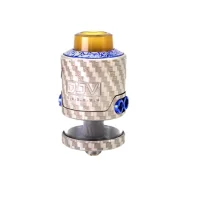 DJV RDTA V2 26mm - DJV x Vaping Bogan - Fiber Engrave Blau -
