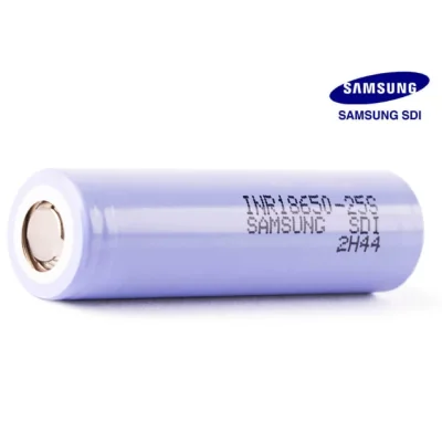 18650 Battery - 2500mah - Samsung INR 18650-25S - 3,6 V max 35ALieferumfang: 1 Stück 18650 Battery - 2500mah - INR 18650-25S - 3,6 V max 35AOriginal Samsung INR 18650-25S 2500mAh Akku für E-Zigaretten ist eine hochwertige High-Drain Akkuzelle mit einer Kapazität von 2500mAh.Spezifikationen:Die Hochstromzelle von Samsung SDI mit einem Entladestrom von max. 35A (bis 80°) oder 25A ohne Temperaturüberwachung ist äusserst belastbar und für E-Zigaretten hervorragend geeignet.Lieferumfang: 1 x Samsung INR 18650-25S - 3,6V 2500mAh AkkuLithium-Ionen Zellen dürfen nur mit Schutzelektronik benutzt werden.Bei falscher Handhabung bzw. Kurzschluss kann dies zu Brandentwicklung und zur Entgasung führenTransportieren Sie Akkus nie lose in einer Tasche! Nutzen Sie für den Transport immer in einen dafür vorgesehen Schutzbehältnis, wie z.B. die SQ Silikonschutzhüllen. 11336AWT Batterien9,90 CHFsmoke-shop.ch9,90 CHF 18650 Battery - 2500mah - Samsung INR 18650-25S - 3,6 V max 35ALieferumfang: 1 Stück 18650 Battery - 2500mah - INR 18650-25S - 3,6 V max 35AOriginal Samsung INR 18650-25S 2500mAh Akku für E-Zigaretten ist eine hochwertige High-Drain Akkuzelle mit einer Kapazität von 2500mAh.Spezifikationen:Die Hochstromzelle von Samsung SDI mit einem Entladestrom von max. 35A (bis 80°) oder 25A ohne Temperaturüberwachung ist äusserst belastbar und für E-Zigaretten hervorragend geeignet.Lieferumfang: 1 x Samsung INR 18650-25S - 3,6V 2500mAh AkkuLithium-Ionen Zellen dürfen nur mit Schutzelektronik benutzt werden.Bei falscher Handhabung bzw. Kurzschluss kann dies zu Brandentwicklung und zur Entgasung führenTransportieren Sie Akkus nie lose in einer Tasche! Nutzen Sie für den Transport immer in einen dafür vorgesehen Schutzbehältnis, wie z.B. die SQ Silikonschutzhüllen. 11336AWT Batterien9,90 CHFsmoke-shop.ch9,90 CHF