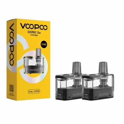 Kartusche Doric Go - vers. Ohm - 5ml (2 Stück) - VoopooErsatz‑Cartridges für Voopoo Doric Go PodDiese Ersatz‑Cartridges sind speziell für den Voopoo Doric Go Pod entwickelt und bieten zuverlässige Performance sowie intensiven Geschmack. Mit einem Tankvolumen von 5 ml und praktischem Top‑Fill‑System lassen sie sich sauber und bequem nachfüllen.Die integrierten Mesh‑Coils sind wahlweise mit 0,6 Ohm oder 1,0 Ohm erhältlich und eignen sich dank der einstellbaren Airflow ideal für ein MTL‑ bis RDL‑Zugverhalten.Details:Kompatibilität: Voopoo Doric Go PodTankvolumen: 5 mlBefüllung: Top‑FillWiderstände: 0,6 Ω oder 1,0 Ω (Mesh)Einstellbare Airflow (MTL–RDL)Lieferumfang: 2 Cartridges pro Packung17586Voopoo7,50 CHFsmoke-shop.ch7,50 CHF Kartusche Doric Go - vers. Ohm - 5ml (2 Stück) - VoopooErsatz‑Cartridges für Voopoo Doric Go PodDiese Ersatz‑Cartridges sind speziell für den Voopoo Doric Go Pod entwickelt und bieten zuverlässige Performance sowie intensiven Geschmack. Mit einem Tankvolumen von 5 ml und praktischem Top‑Fill‑System lassen sie sich sauber und bequem nachfüllen.Die integrierten Mesh‑Coils sind wahlweise mit 0,6 Ohm oder 1,0 Ohm erhältlich und eignen sich dank der einstellbaren Airflow ideal für ein MTL‑ bis RDL‑Zugverhalten.Details:Kompatibilität: Voopoo Doric Go PodTankvolumen: 5 mlBefüllung: Top‑FillWiderstände: 0,6 Ω oder 1,0 Ω (Mesh)Einstellbare Airflow (MTL–RDL)Lieferumfang: 2 Cartridges pro Packung17586Voopoo7,50 CHFsmoke-shop.ch7,50 CHF