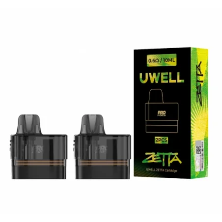 Uwell Zetta Pod - 10 ml Ersatzpod - vers. Ohm (2 - Pods)