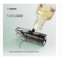 Kartuschen Nexi Pro - Aspire - 2 Pods - 1.2 OhmDie Aspire Nexi Pro Cartridges wurden speziell für das Nexi Pro Pod-System entwickelt und sorgen für ein angenehmes, intensives Dampferlebnis mit hervorragender Geschmacksentfaltung. Dank des integrierten Mesh-Coils bieten die Pods eine gleichmässige Verdampfung sowie einen sanften Zug – ideal für MTL-Dampfen (Mouth-to-Lung).Das praktische Side-Fill-System ermöglicht ein einfaches und sauberes Nachfüllen des Liquids, während das transparente Design jederzeit den Füllstand sichtbar macht. Die Cartridges eignen sich perfekt für Nic Salt Liquids und klassische E-Liquids.17609Aspire6,80 CHFsmoke-shop.ch6,80 CHF Kartuschen Nexi Pro - Aspire - 2 Pods - 1.2 OhmDie Aspire Nexi Pro Cartridges wurden speziell für das Nexi Pro Pod-System entwickelt und sorgen für ein angenehmes, intensives Dampferlebnis mit hervorragender Geschmacksentfaltung. Dank des integrierten Mesh-Coils bieten die Pods eine gleichmässige Verdampfung sowie einen sanften Zug – ideal für MTL-Dampfen (Mouth-to-Lung).Das praktische Side-Fill-System ermöglicht ein einfaches und sauberes Nachfüllen des Liquids, während das transparente Design jederzeit den Füllstand sichtbar macht. Die Cartridges eignen sich perfekt für Nic Salt Liquids und klassische E-Liquids.17609Aspire6,80 CHFsmoke-shop.ch6,80 CHF