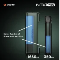 Starterset Nexi Pro - Aspire - Stick und LadeboxDas Aspire Nexi Pro Starterset kombiniert modernes Design mit einfacher Bedienung und liefert ein angenehmes MTL-Dampferlebnis für Einsteiger und erfahrene Nutzer. Dank der kompakten Bauweise liegt das Gerät perfekt in der Hand und eignet sich ideal für unterwegs.Der leistungsstarke Akku sorgt für eine zuverlässige Performance im Alltag, während die innovativen Nexi Pro Pods mit Mesh-Technologie eine intensive Geschmacksentfaltung und sanften Zug ermöglichen. Durch das automatische Zugsystem ist keine Taste erforderlich – einfach ziehen und geniessen.Das praktische USB-C Schnellladen sowie das unkomplizierte Pod-System machen das Nexi Pro Kit besonders benutzerfreundlich. Ideal für Nic Salt Liquids und klassische E-Liquids.17610Aspire34,90&nbsp;CHFsmoke-shop.ch34,90&nbsp;CHF