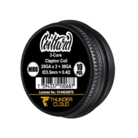 3-Core Clapton Coils Ni80 0.4/0.35 (10 Stück) - Thunder Cloud x Coilturd3-Core Clapton Coils Ni80 0.4Ω (10pcs) - Thunder Cloud x Coilturd 3-Core clapton coils&nbsp;prémontés en&nbsp;Ni80, parfaits pour le&nbsp;AN RTA.28Gx3/36G.5 tours&nbsp;sur un axe&nbsp;de&nbsp;3.5mm.Valeur de oder 0.35 / 0.4ohm auswählbar en single coil.Vendus par&nbsp;pack de 10pcs.17615Thunder Cloud x EL9,90&nbsp;CHFsmoke-shop.ch9,90&nbsp;CHF