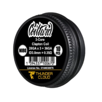 3-Core Clapton Coils Ni80 0.4/0.35 (10 Stück) - Thunder Cloud x Coilturd3-Core Clapton Coils Ni80 0.4Ω (10pcs) - Thunder Cloud x Coilturd 3-Core clapton coils&nbsp;prémontés en&nbsp;Ni80, parfaits pour le&nbsp;AN RTA.28Gx3/36G.5 tours&nbsp;sur un axe&nbsp;de&nbsp;3.5mm.Valeur de oder 0.35 / 0.4ohm auswählbar en single coil.Vendus par&nbsp;pack de 10pcs.17615Thunder Cloud x EL9,90&nbsp;CHFsmoke-shop.ch9,90&nbsp;CHF