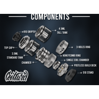AN RTA 3.5/4.5ml 25mm - Thunder Cloud x Coilturd (Selbstwickler)AN RTA by ThunderCloud × Coilturd – Maximale Aromenentfaltung und höchste FlexibilitätDer AN RTA von ThunderCloud und Coilturd wurde entwickelt, um die intensive Geschmacksentfaltung eines Tröpfelverdampfers (RDA) mit dem Komfort eines modernen Tankverdampfers zu vereinen. Dank seines innovativen postlosen Single- und Dual-Coil-Decks, des flexiblen Airflow-Systems und der hochwertigen Verarbeitung richtet sich dieser RTA an anspruchsvolle Dampfer, die keine Kompromisse bei Geschmack und Performance eingehen möchten.Das großzügige Tankvolumen von 3,5 ml bzw. 4,5 ml ermöglicht lange Dampfsessions, während das praktische Top-Fill-System mit Vierteldrehung ein schnelles und sauberes Nachfüllen gewährleistet. Das austauschbare Airflow-System bietet eine präzise Anpassung des Luftzugs von restriktivem Direct Lung (RDL) bis hin zu offenem Direct Lung (DL).Gefertigt aus hochwertigem Edelstahl und mit einem Durchmesser von 25 mm schließt der AN RTA bündig mit den meisten modernen Akkuträgern ab.17618Thunder Cloud x EL69,90&nbsp;CHFsmoke-shop.ch69,90&nbsp;CHF