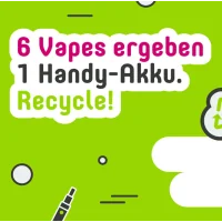 Vape Recycling Aufkleber SENS -Vape Recycling Aufkleber SENS - Motiv gemäss AbildungEinweg- Disposables Vapes gehören nicht in den Abfall und gehören in den Sondermüll (gleich wie Batterien)&nbsp;Vielen Dank für deine Mithilfe ! mit dem kostenlosen Recycling Bag kannst du deine Vapes umweltgerecht entsorgenAnwendung:&nbsp;Leere Akkus im Plastikbehälter/Sack sammeln und Bag in deinem Briefkasten oder Poststelle kostenlos abgeben. Die Akkus/Vapes werden umweltgerecht entsorgt / wiederaufbereitet ! Deine Mithilfe nützt der Umwelt, den Kritikern, und uns als Händler !&nbsp;Wir nehmen auch jederzeit leere Disposables zurück um Sie umweltbewusst zu entsorgen !&nbsp;Für dich keine Kosten - Für die Natur ein wichtiger Rohstoff zurück ! Bitte niemals Akkus in den Hausmüll (Verbrennung) geben !&nbsp;Vielen Dank im Vorraus !&nbsp;17678Smoke-Shop.ch0,00&nbsp;CHFsmoke-shop.ch0,00&nbsp;CHF