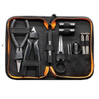 Geekvape Mini Tool Kit - WickelsetDas Geekvape Mini Tool Kit beinhaltet alles an Werkzeug das für das Bearbeiten von Wicklungen und das Wickeln von Coils benötigt wird. Eine Zange, einen Seitenschneider, eine Schere, eine Pinzette, zwei Schraubenzieher sowie ein Coiling Kit für Coils mit dem Durchmesser von 2.0, 2.5, 3.0 und 3.5 mm.&nbsp;Im Lieferumfang:1x Etui1x Spitzzange1x Seitenschneider1x Faltschere1x Keramikpinzette1x Schlitzschraubenzieher1x Kreuzschraubenzieher1x Basis Coiling-Stick2x Coiling Poles (4 verschiedene Durchmesser)2x Coiling Top Covers (4 verschiedene Durchmesser)11239geekvape19,90&nbsp;CHFsmoke-shop.ch19,90&nbsp;CHF