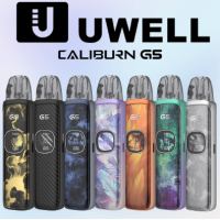 Caliburn G5 - Podystem - 3ml 1600mAh - Uwell - USB C - vers. FarbenMit dem Uwell Caliburn G5 Kit präsentiert Uwell ein modernes Pod-System, das starke Leistung, einfache Bedienung und hohe Flexibilität in einem eleganten Format vereint. Das robuste Gehäuse aus hochwertigem Aluminium liegt angenehm in der Hand und überzeugt durch seine matte, edle Oberfläche. Dank des leistungsstarken 1600-mAh-Akkus und einer Ausgangsleistung von bis zu 35 Watt begleitet Sie die Caliburn G5 zuverlässig durch den ganzen Tag.Ob klassisches MTL-Dampfen (Mouth-to-Lung) oder ein etwas offeneres RDL-Zugverhalten (Restricted Direct Lung) – die individuell einstellbare Airflow ermöglicht eine präzise Anpassung an persönliche Vorlieben. Für zusätzlichen Komfort kann die Aktivierung wahlweise per Zugautomatik oder über die Feuertaste erfolgen.Ein besonderes Highlight ist die innovative Smart Triple-Tap Control, mit der sich wichtige Einstellungen schnell und unkompliziert aufrufen lassen. Wer eine besonders einfache Bedienung bevorzugt, kann diese Funktion bei Bedarf deaktivieren.17695Uwell 28,00&nbsp;CHFsmoke-shop.ch28,00&nbsp;CHF