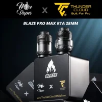 Blaze Pro Max RTA 5.5/8.5ml 28mm - Thunder Cloud x Mike VapesDer Blaze Pro Max RTA ist ein leistungsstarker Selbstwickelverdampfer für anspruchsvolle Direct-Lung-Dampfer (DL). Mit seinem grosszügigen Postless Dual-Coil Deck, einem Tankvolumen von bis zu 8,5 ml und einer präzise einstellbaren Honeycomb-Airflow bietet er viel Platz für kräftige Wicklungen und eine intensive Dampfentwicklung.Das grosszügig dimensionierte Postless-Deck ermöglicht die Installation von zwei Coils und bietet ausreichend Platz auch für grössere und aufwendigere Wicklungen. Zwei Fused Clapton Coils sind bereits im Lieferumfang enthalten.17520Thunder Cloud x EL54,00&nbsp;CHFsmoke-shop.ch54,00&nbsp;CHF