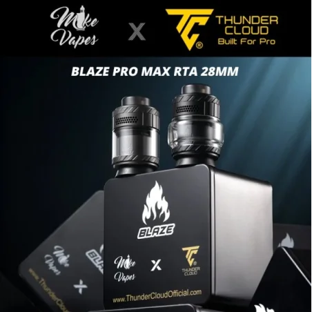 Blaze Pro Max RTA 5.5/8.5ml 28mm - Thunder Cloud x Mike Vapes
