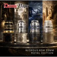 Nitrous RDA 23mm Spezial Edition - Damn Vape - vers. FarbenDer Nitrous RDA 23 mm Special Edition von Damn Vape ist ein vielseitiger Selbstwickel-Tröpfelverdampfer, der sowohl für Single-Coil- als auch Dual-Coil-Wicklungen ausgelegt ist. Dank des durchdachten Postless-Decks, der austauschbaren Top Caps und der regulierbaren Airflow lässt sich der Nitrous flexibel an den gewünschten Zugwiderstand anpassen.Single- oder Dual-CoilDas grosszügige Postless-Deck ermöglicht eine unkomplizierte Installation von Single- und Dual-Coil-Wicklungen. Damit bietet der Nitrous RDA viel Flexibilität für unterschiedliche Builds und persönliche Vorlieben.17732Damn Vape - RDA42,00&nbsp;CHFsmoke-shop.ch42,00&nbsp;CHF