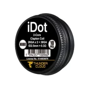2-Core Clapton Coils Ni80 - Thunder Cloud - iDot