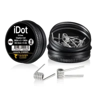 2-Core Clapton Coils Ni80 - Thunder Cloud - iDot
