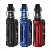 Max100 Kit (Aegis Max 2) mit Zeus-Sub Ohm Tank von GeekvapeDas GeekVape Max100 Kit, auch bekannt als Aegis Max 2, kombiniert den robusten Aegis Max 2 Akkuträger mit dem beliebten GeekVape Z Sub Ohm Tank. Mit bis zu 100 Watt Leistung, einem leistungsstarken 21700-Akku und moderner Temperaturkontrolle eignet sich das Kit ideal für direktes Lungendampfen (DTL).Der Aegis Max 2 verfügt über die bewährte IP68-Zertifizierung und ist dadurch besonders widerstandsfähig gegenüber Staub, Wasser und Stössen. Der praktische A-Lock-Schalter verhindert ein unbeabsichtigtes Auslösen der Feuertaste – ideal für unterwegs.Der integrierte AS-Chipsatz ermöglicht eine schnelle Feuerauslösung, eine präzise Leistungsregelung sowie verschiedene Dampfmodi. Das grosse 1,08-Zoll-TFT-Farbdisplay zeigt alle wichtigen Informationen übersichtlich an.17777geekvape59,90 CHFsmoke-shop.ch59,90 CHF Max100 Kit (Aegis Max 2) mit Zeus-Sub Ohm Tank von GeekvapeDas GeekVape Max100 Kit, auch bekannt als Aegis Max 2, kombiniert den robusten Aegis Max 2 Akkuträger mit dem beliebten GeekVape Z Sub Ohm Tank. Mit bis zu 100 Watt Leistung, einem leistungsstarken 21700-Akku und moderner Temperaturkontrolle eignet sich das Kit ideal für direktes Lungendampfen (DTL).Der Aegis Max 2 verfügt über die bewährte IP68-Zertifizierung und ist dadurch besonders widerstandsfähig gegenüber Staub, Wasser und Stössen. Der praktische A-Lock-Schalter verhindert ein unbeabsichtigtes Auslösen der Feuertaste – ideal für unterwegs.Der integrierte AS-Chipsatz ermöglicht eine schnelle Feuerauslösung, eine präzise Leistungsregelung sowie verschiedene Dampfmodi. Das grosse 1,08-Zoll-TFT-Farbdisplay zeigt alle wichtigen Informationen übersichtlich an.17777geekvape59,90 CHFsmoke-shop.ch59,90 CHF