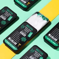 Recoil Dual Head Cotton Laces (20 Stück) - Thunder Cloud x Grimm Green - Schnürsenkelwatte