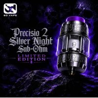 Precisio 2 Sub-Ohm 7.5ml Silver Night Limited Edition - BD VapeMit dem Precisio 2 Sub-Ohm Limited Edition Silver Night präsentiert BD Vape einen leistungsstarken Verdampfer in einem aussergewöhnlichen, düsteren Design. Die limitierte Silver-Night-Ausführung verbindet eine hochwertige Verarbeitung mit intensiver Dampfentwicklung und einem präzise einstellbaren DL-Zugverhalten.Der Tank wird bequem und sauber von oben befüllt. Dazu lässt sich die Top-Cap mit einer Vierteldrehung öffnen. Dank der oben liegenden, regulierbaren Airflow wird das Risiko des Auslaufens reduziert und der Luftzug individuell angepasst. Das praktische Plug-and-Vape-System ermöglicht einen schnellen und unkomplizierten Wechsel der Verdampferköpfe.17784BD Vape49,90&nbsp;CHFsmoke-shop.ch49,90&nbsp;CHF