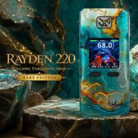 Mod Rayden 220 Volcano Turquoise Opal Rare Edition - BD Vape