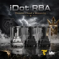 iDot RBA Edition - Thunder Cloud x Monarchy (Selbstwickeleinheit) DCL GrauDie iDot RBA Edition vereint die Ingenieurskunst von Monarchy mit der Expertise von ThunderCloud und bietet eine hochwertige RBA-Lösung für alle Besitzer eines dotAIO-Systems. Entwickelt für maximalen Geschmack und eine einfache Handhabung, überzeugt der Verdampfer durch seine präzise Luftführung und zahlreiche Individualisierungsmöglichkeiten.Das benutzerfreundliche Single-Coil-Deck ermöglicht einen unkomplizierten Wickelaufbau und eignet sich sowohl für erfahrene Selbstwickler als auch für ambitionierte Einsteiger. Mit einem Fassungsvermögen von 3.8 ml und der praktischen Front-Befüllung lässt sich der Tank schnell und sauber nachfüllen.17791Thunder Cloud x EL69,90&nbsp;CHFsmoke-shop.ch69,90&nbsp;CHF