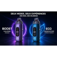 OXVA VPrime 2 Pod-System - 3400 mAh - USB C - vers. FarbenDer OXVA VPrime 2 ist die nächste Generation des beliebten VPrime-Podsystems und kombiniert die Leistung einer Subohm-E-Zigarette mit der kompakten Bauweise eines modernen Pods. Mit einer Ausgangsleistung von bis zu 60 Watt, einem leistungsstarken 3400-mAh-Akku und den neuen Dual-Mesh-Kartuschen richtet sich das Gerät an anspruchsvolle RDL- und DTL-Dampfer.Dank der innovativen Eco- und Boost-Modi bietet der VPrime 2 zwei Dampferlebnisse in einer Kartusche. Im Eco-Modus arbeitet ein Mesh-Heizelement für einen effizienteren Betrieb, während im Boost-Modus beide Mesh-Coils gleichzeitig aktiviert werden und für intensiveren Geschmack sowie eine deutlich höhere Dampfentwicklung sorgen.Das großzügige 6-ml-Tankvolumen, die stufenlos regulierbare Airflow, die Zugautomatik sowie die Aktivierung per Feuertaste machen den VPrime 2 zum idealen Begleiter für den Alltag. Das brillante 0,98-Zoll-TFT-Farbdisplay liefert dabei jederzeit alle wichtigen Informationen auf einen Blick.17825OXVA46,90 CHFsmoke-shop.ch46,90 CHF OXVA VPrime 2 Pod-System - 3400 mAh - USB C - vers. FarbenDer OXVA VPrime 2 ist die nächste Generation des beliebten VPrime-Podsystems und kombiniert die Leistung einer Subohm-E-Zigarette mit der kompakten Bauweise eines modernen Pods. Mit einer Ausgangsleistung von bis zu 60 Watt, einem leistungsstarken 3400-mAh-Akku und den neuen Dual-Mesh-Kartuschen richtet sich das Gerät an anspruchsvolle RDL- und DTL-Dampfer.Dank der innovativen Eco- und Boost-Modi bietet der VPrime 2 zwei Dampferlebnisse in einer Kartusche. Im Eco-Modus arbeitet ein Mesh-Heizelement für einen effizienteren Betrieb, während im Boost-Modus beide Mesh-Coils gleichzeitig aktiviert werden und für intensiveren Geschmack sowie eine deutlich höhere Dampfentwicklung sorgen.Das großzügige 6-ml-Tankvolumen, die stufenlos regulierbare Airflow, die Zugautomatik sowie die Aktivierung per Feuertaste machen den VPrime 2 zum idealen Begleiter für den Alltag. Das brillante 0,98-Zoll-TFT-Farbdisplay liefert dabei jederzeit alle wichtigen Informationen auf einen Blick.17825OXVA46,90 CHFsmoke-shop.ch46,90 CHF