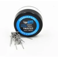10x prebuild TWISTED Coils 24 GA 0.2 ohmLieferumfang: 10x vorgewickelte Twisted Coils von Vapethink24 GA/.022612Vapethink / Steamshark2,10&nbsp;CHFsmoke-shop.ch2,10&nbsp;CHF